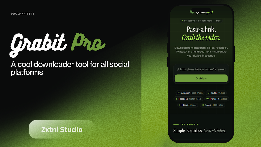 GrabIt - Social Media Downloader