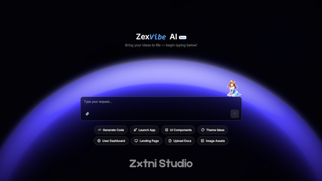 ZexVibe - Modern Product Landing Page